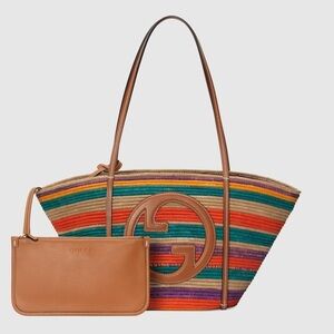 “NWT Authentic Gucci Tote Bag with Round Interlocking G, Designer Handbag